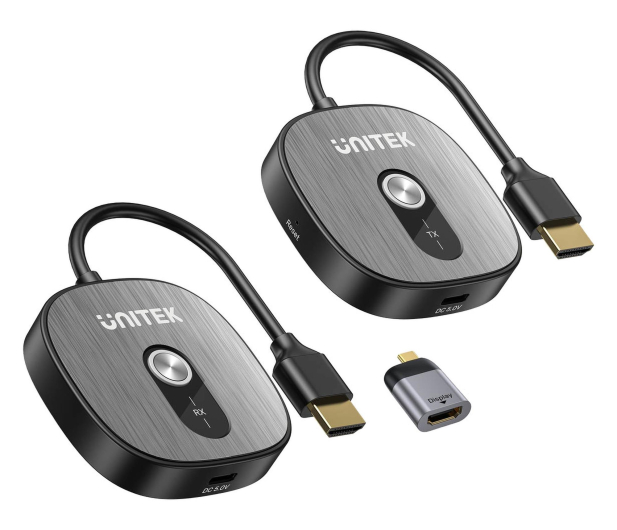 Unitek Konwerter bezprzewodowy HDMI 4K@30Hz adapterem USB-C do HDMI - 1614749 - zdjęcie 2